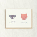 People Ive Loved Craft Stationery I like you, I love you Card