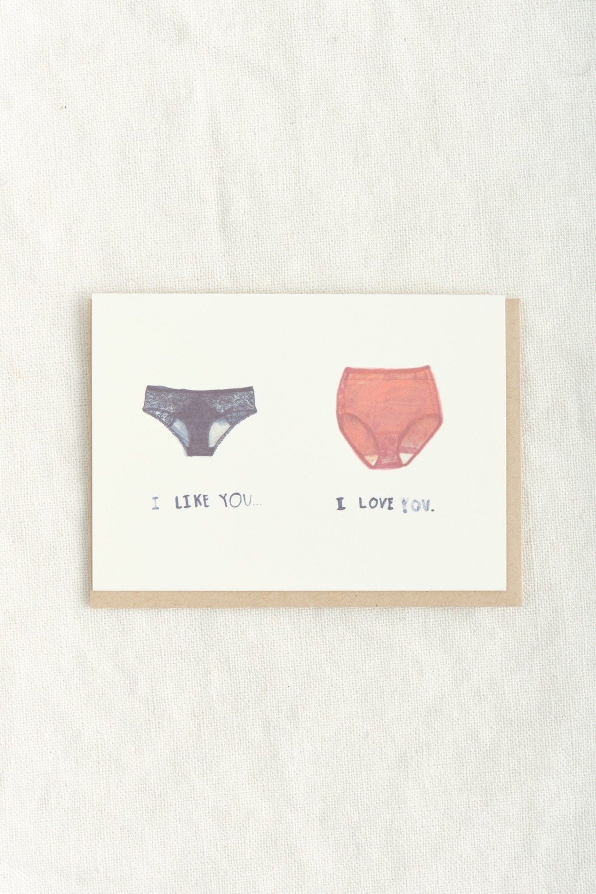 People Ive Loved Craft Stationery I like you, I love you Card