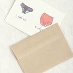 People Ive Loved Craft Stationery I like you, I love you Card