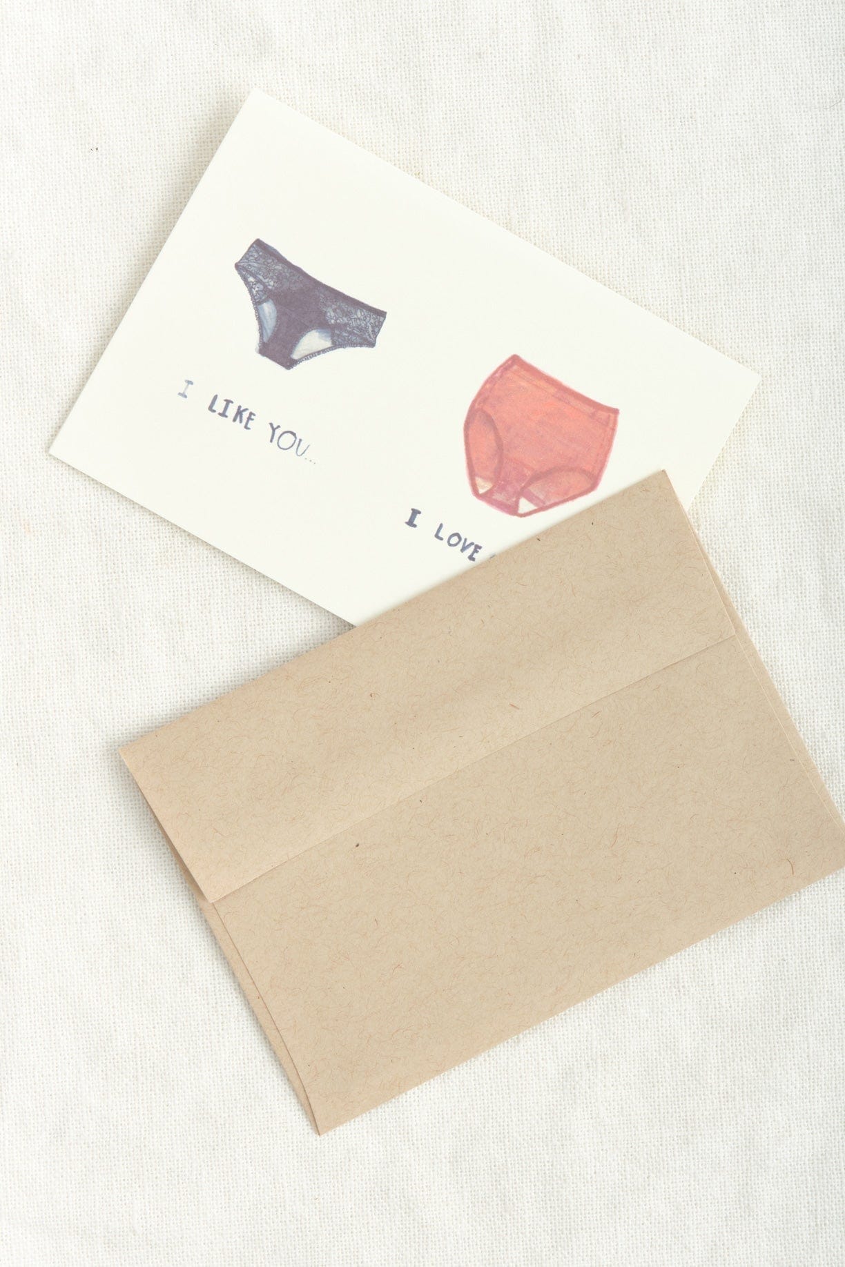 People Ive Loved Craft Stationery I like you, I love you Card