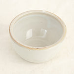 Incausa Home Incense Large Stoneware Smudge Bowl in White White / 4.5" W X 3" H