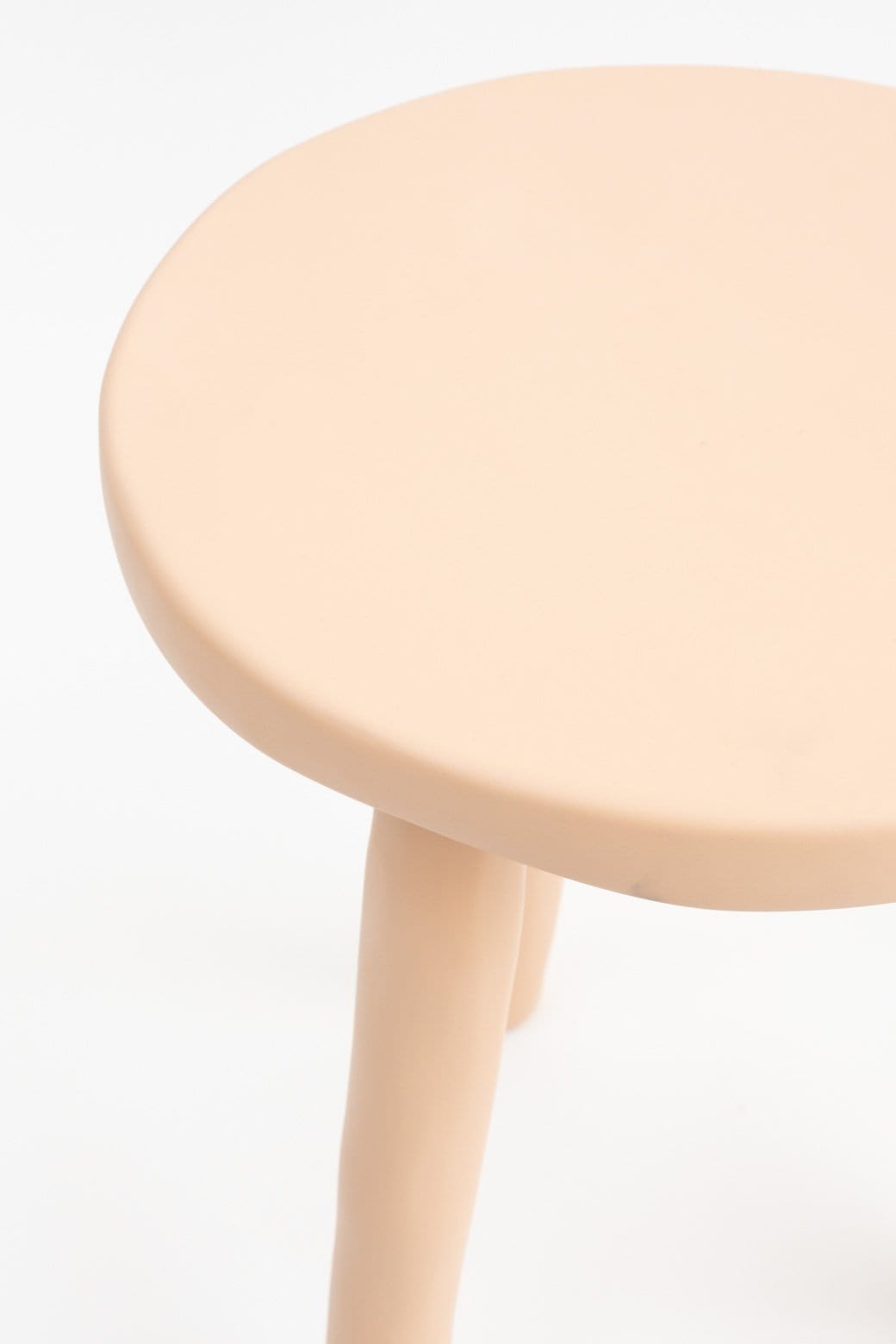 Tina Frey Designs Home Furniture Occasional Side Table in Nude Nude / 15" D X 18" H