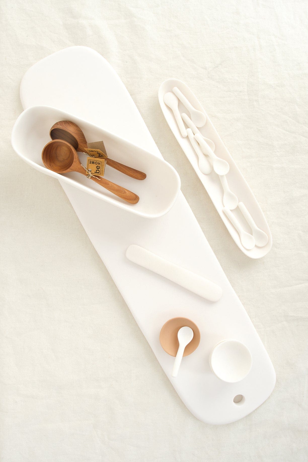 Tina Frey Designs Home Kitchen Serving Long Charcuterie Board White / 25" L X 6" X W 0.5" H