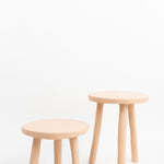Tina Frey Designs Home Furniture Milking Stool in Nude Nude / 15" D X 12.5" H