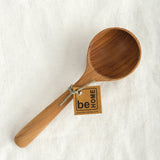 Be Home Home Kitchen Utensils 6" Teak Long Scoop