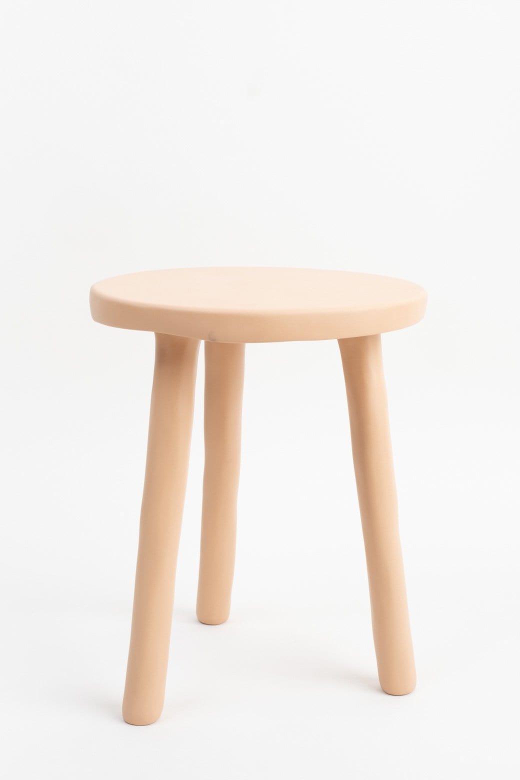 Tina Frey Designs Home Furniture Occasional Side Table in Nude Nude / 15" D X 18" H