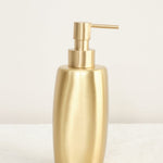 Tina Frey Designs Home Bath Accessories Brushed Brass Soap Bottle Brass / 2.5" L X 2.5" W X 7" H