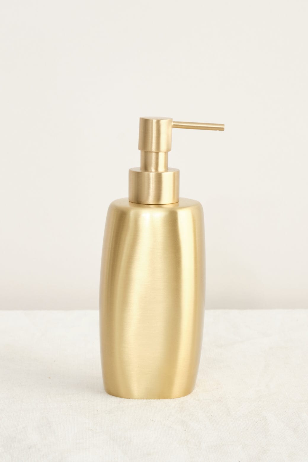 Tina Frey Designs Home Bath Accessories Brushed Brass Soap Bottle Brass / 2.5" L X 2.5" W X 7" H