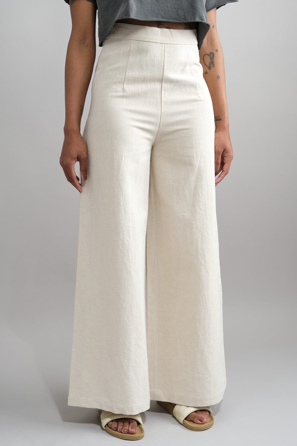 Front of Signature Wide Legged Trouser