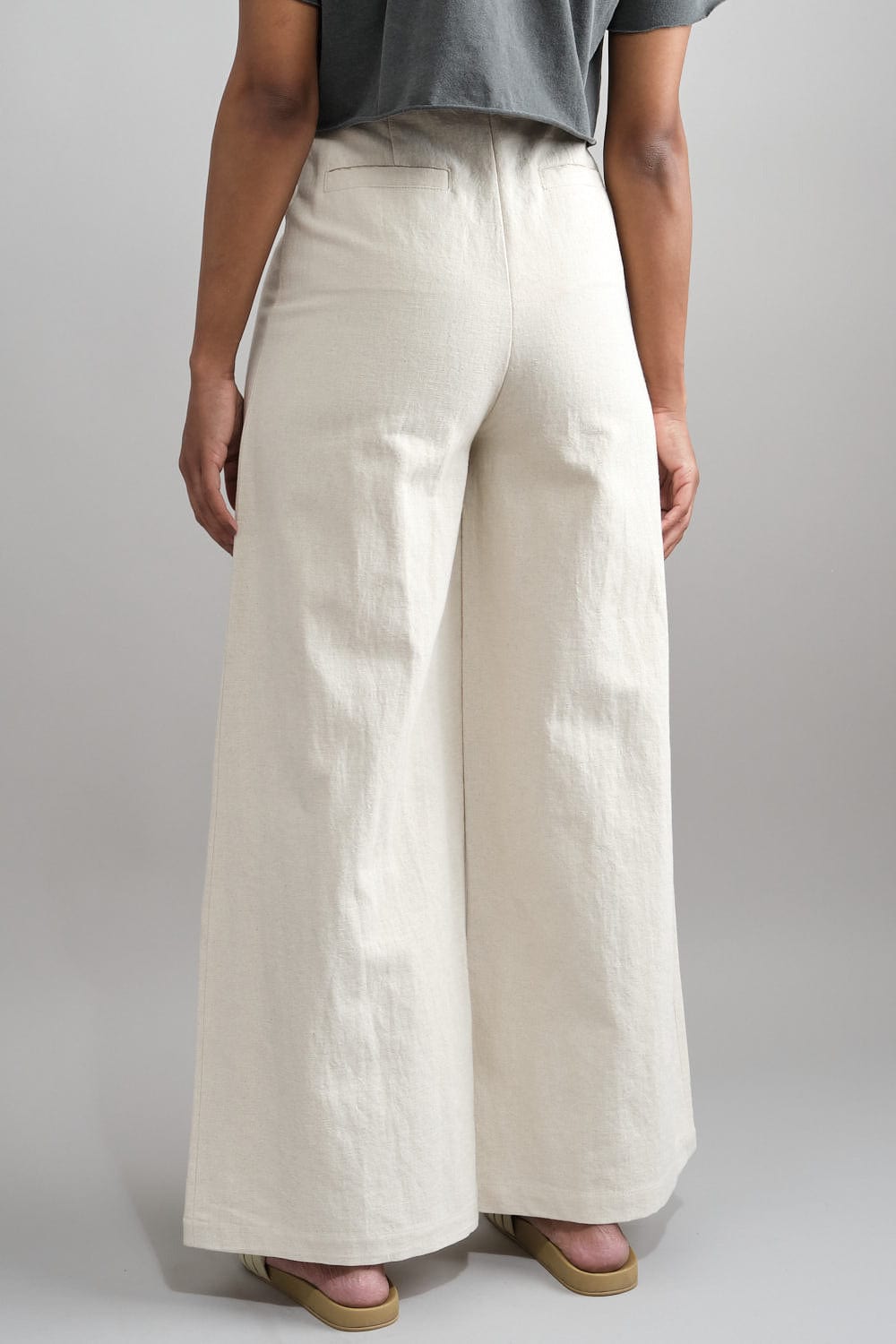 Back of Signature Wide Legged Trouser