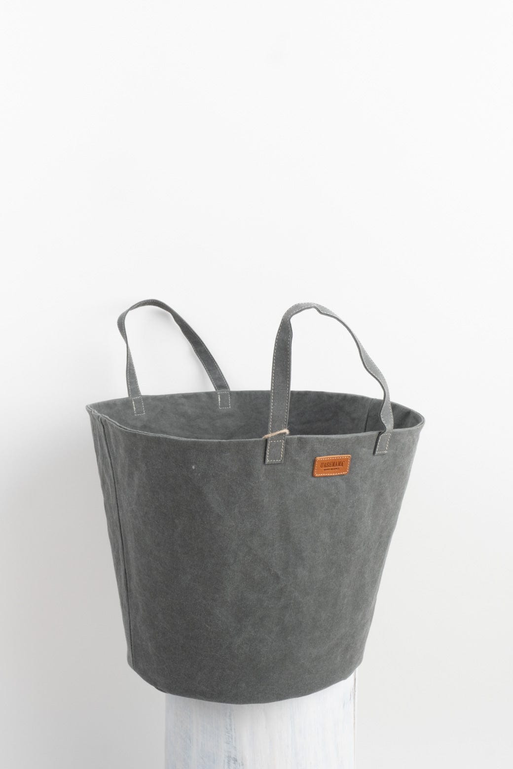 Uashmama Home Baskets Large Paniere Dark Grey / 19" D X 15" H