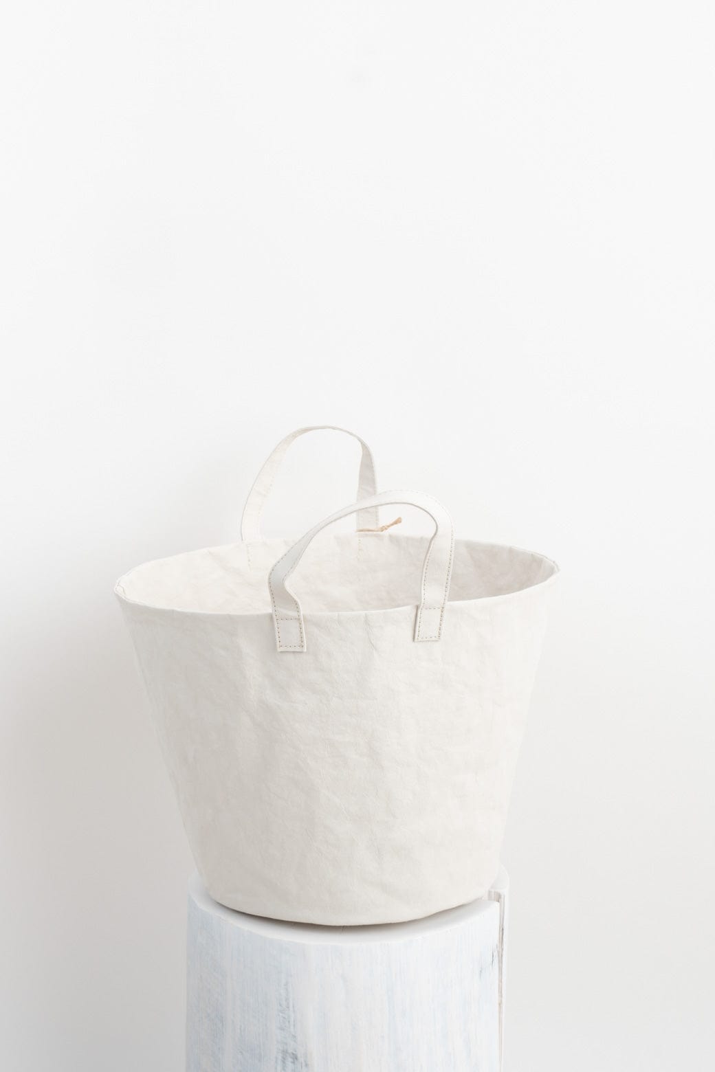 Uashmama Home Baskets Medium Paniere Bucket Cachemire / 10" D X 10" H