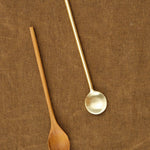 Be Home Home Kitchen Utensils Gold Thin Spoon Gold / 5"
