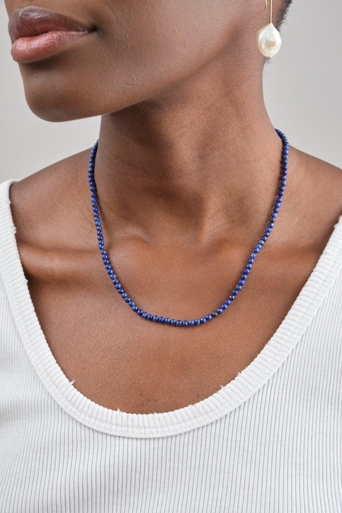Beatrice Valenzuela Jewelry Necklaces Lapis Lazuli Necklace Lapis Lazuli / 18" Chain