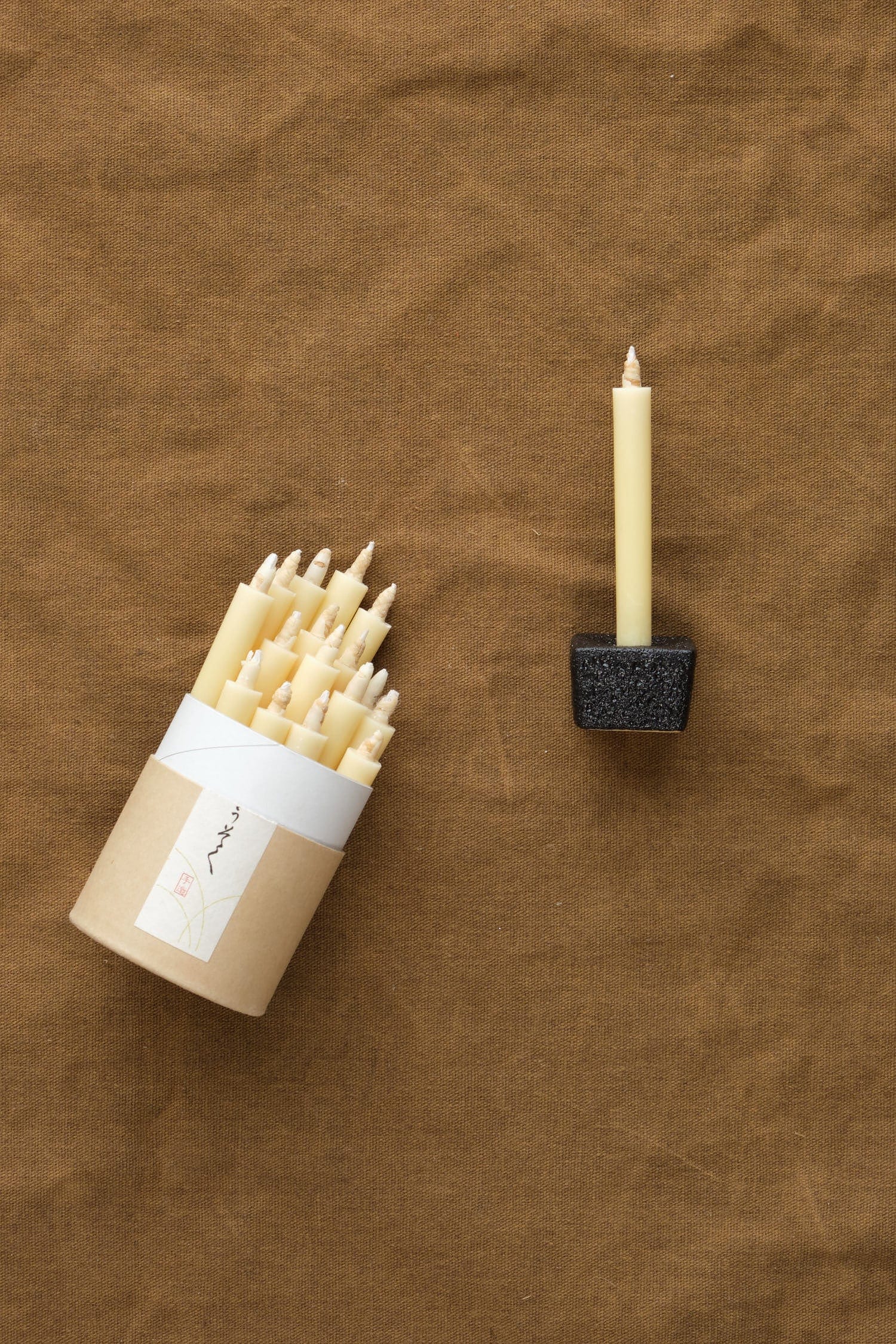 Side of Rice Wax Candle Gift Box