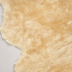 Farmhouse Pottery Home Rugs Natural Sheepskin in Oat Oat / 41" X 24"