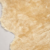 Farmhouse Pottery Home Rugs Natural Sheepskin in Oat Oat / 41" X 24"