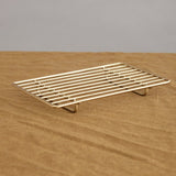Fog Linen Work Home Bath Accessories Rectangular Brass Wire Rack Brass / 8.25" L X 4.75" W X 1.25" H