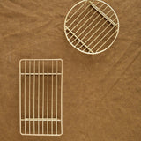Fog Linen Work Home Bath Accessories Rectangular Brass Wire Rack Brass / 8.25" L X 4.75" W X 1.25" H