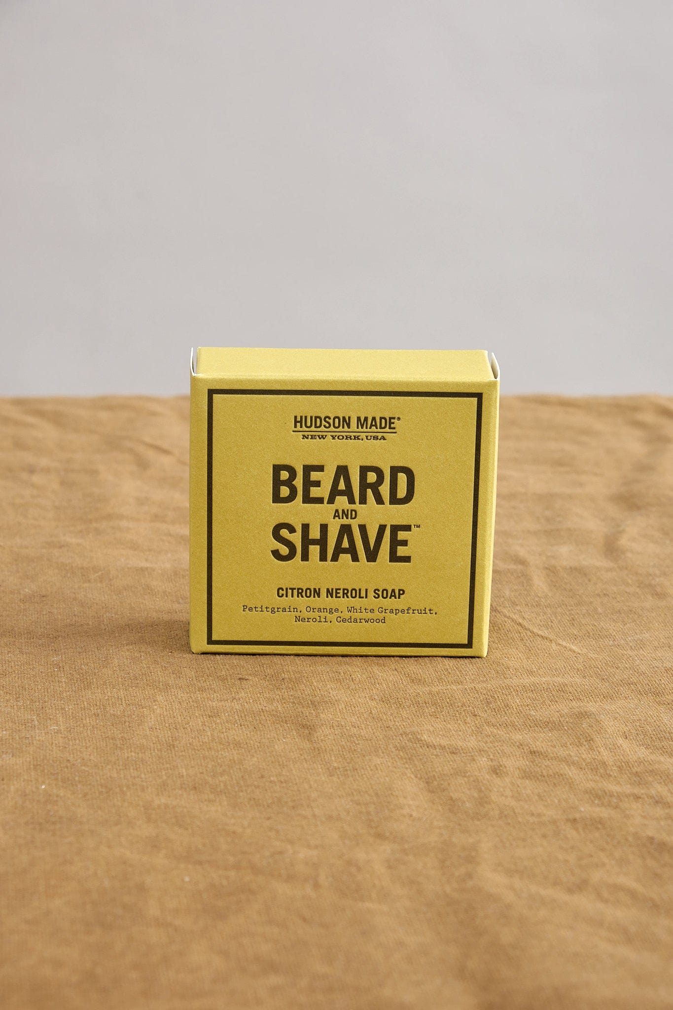 Beard and Shave Soap in Citron Neroli hudson made