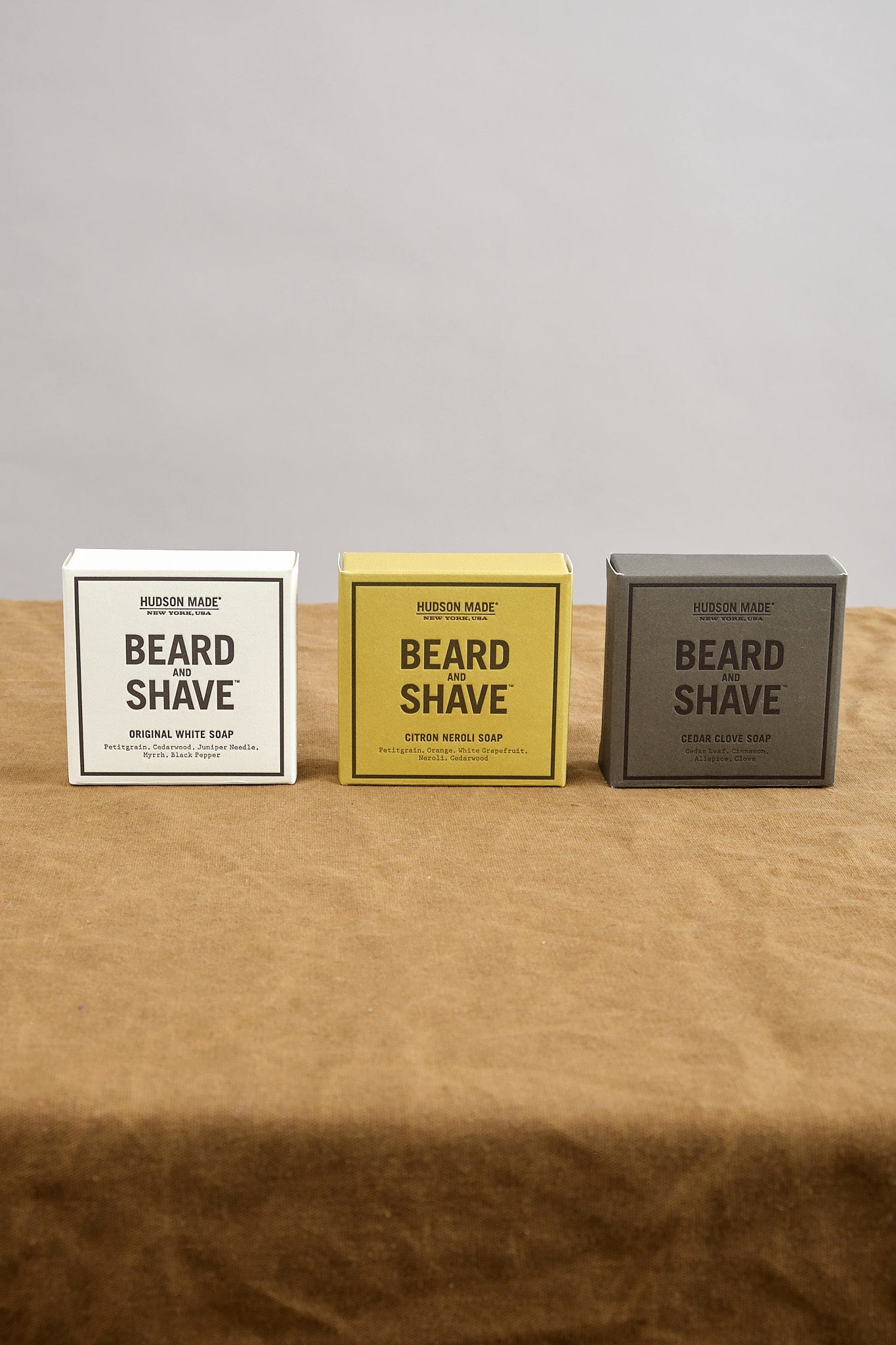 Hudson Made Beauty Grooming Original White Beard and Shave Soap