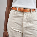 Lindquist Accessories Belts Simple Belt in Honey Vachetta Honey Vachetta / XSmall