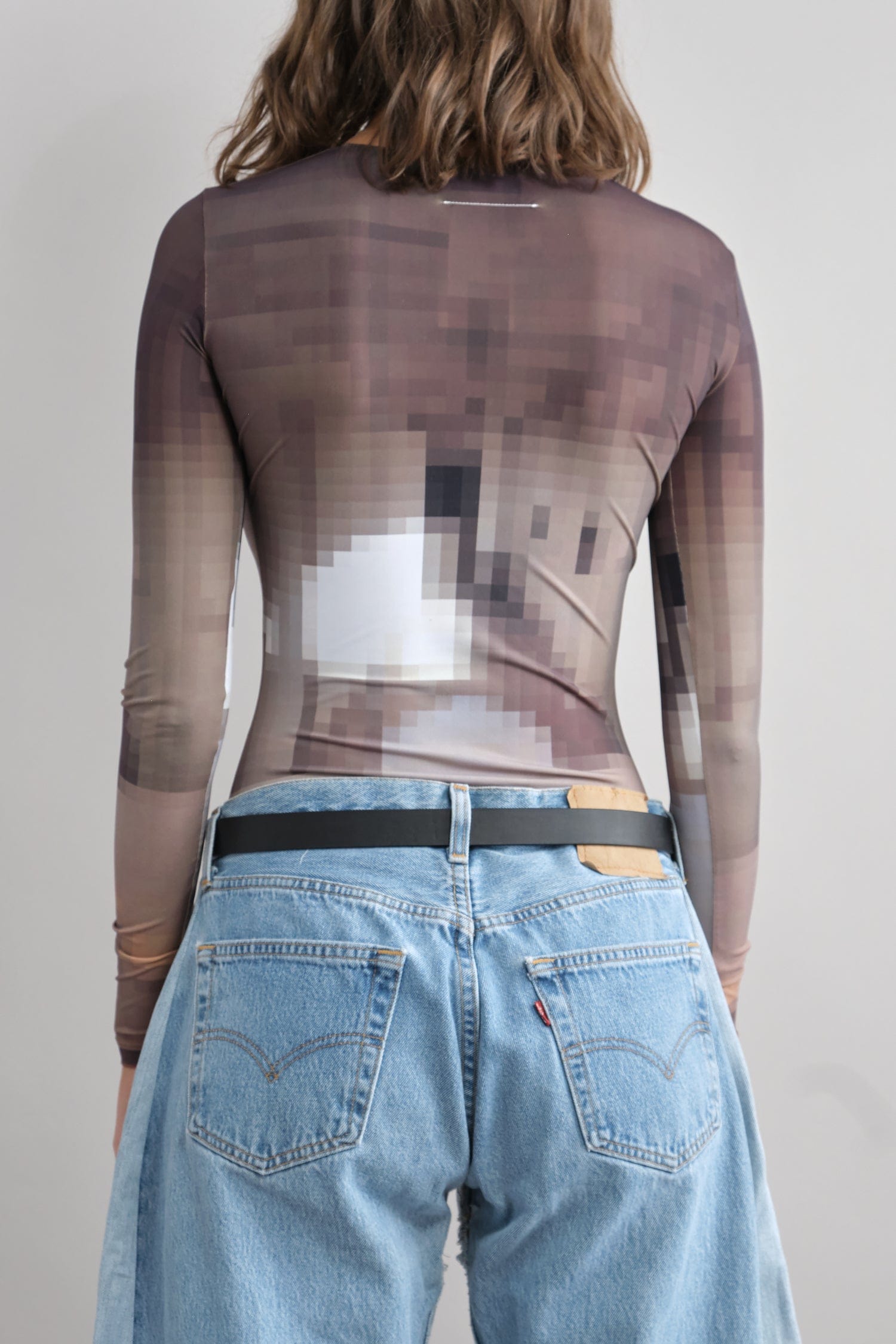 Back of Pixelated Bodysuit