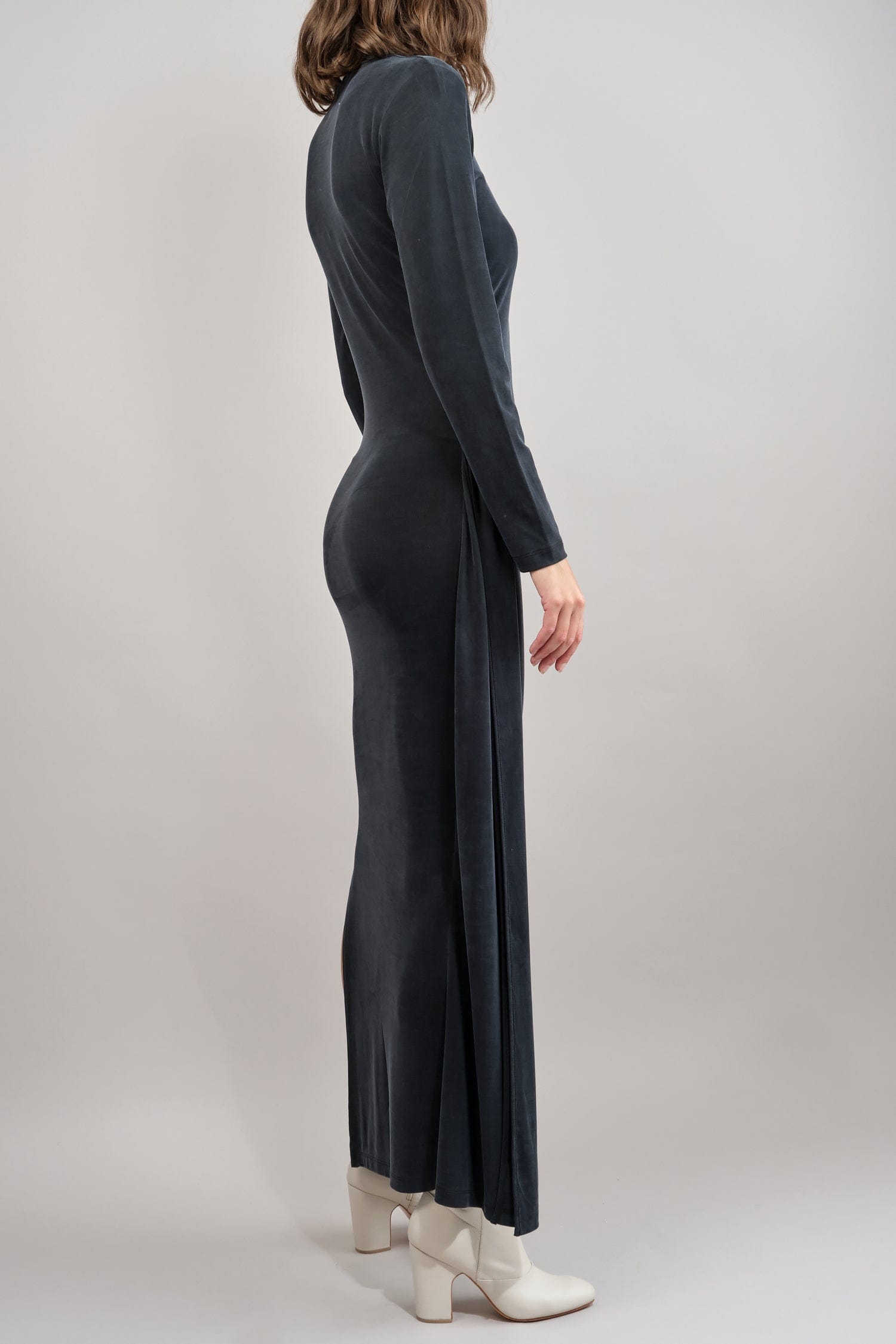 Side of Turtleneck Dress