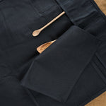 Mi Cocina Home Kitchen Utensils Knife Roll Black Canvas and Latigo Leather