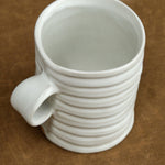 Mt. Washington Pottery Home CoffeeTea Ring Mug in White White / 16 oz