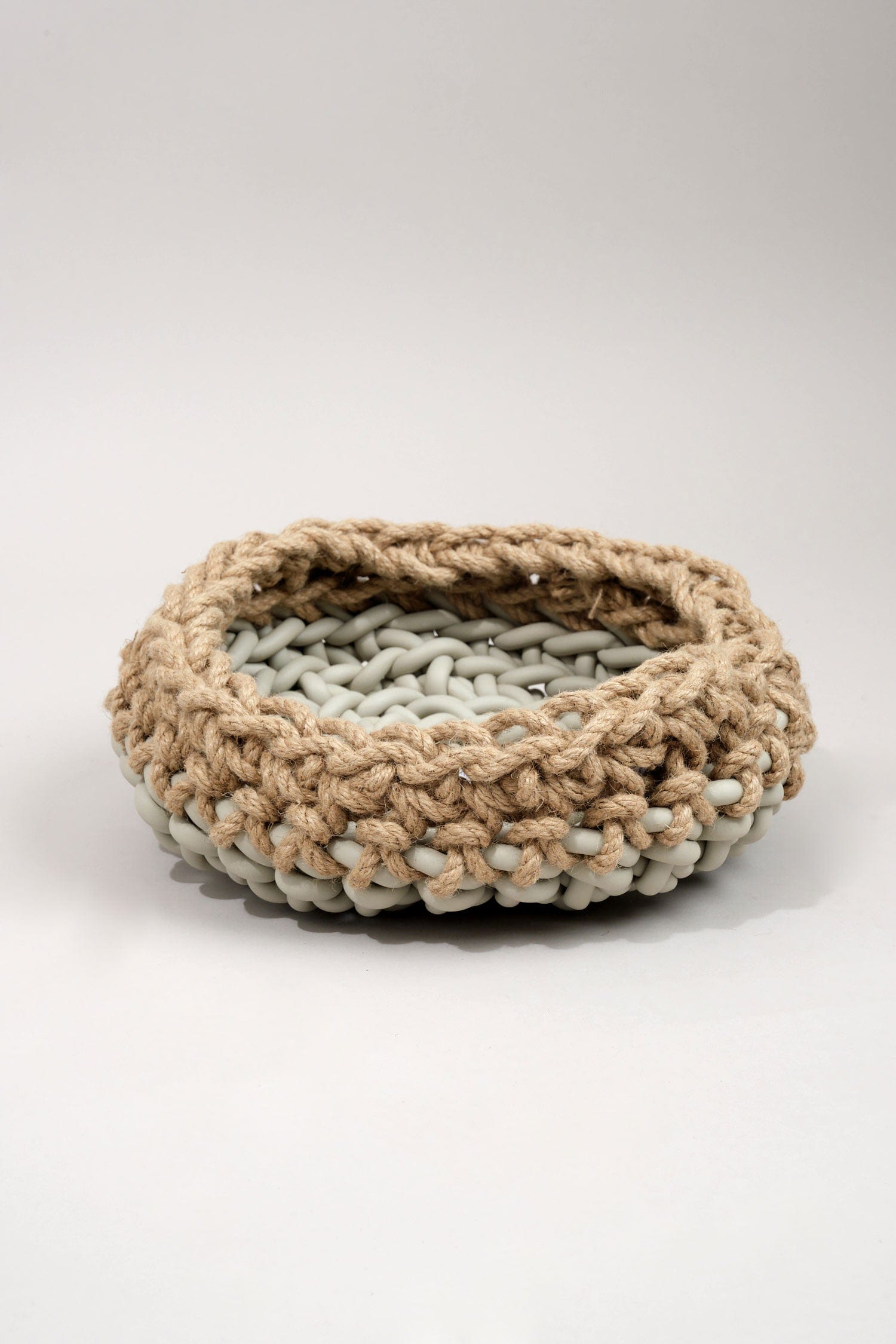 Neo Home Baskets Medium Basket Canapa in Ecru Ecru / 13" D X 6.5" H