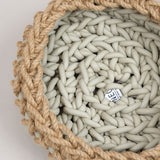 Neo Home Baskets Medium Basket Canapa in Ecru Ecru / 13" D X 6.5" H