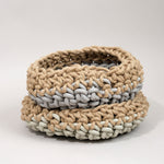 Neo Home Baskets Medium Basket Canapa in Ecru Ecru / 13" D X 6.5" H