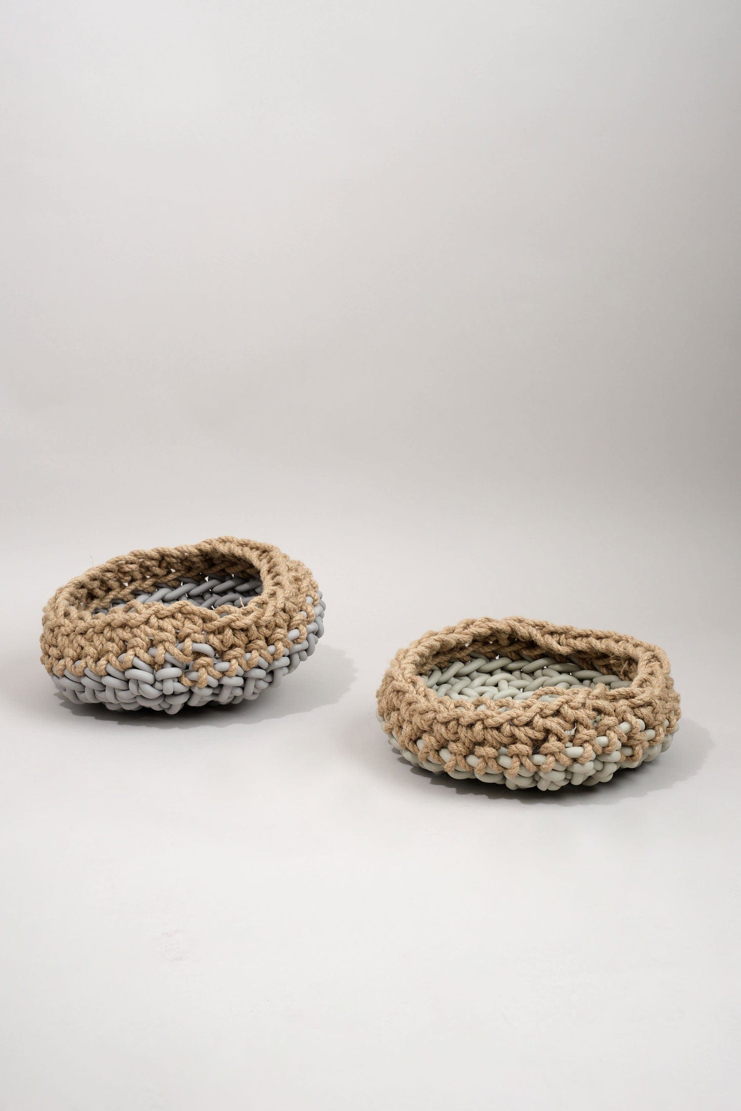 Neo Home Baskets Medium Basket Canapa in Ecru Ecru / 13" D X 6.5" H