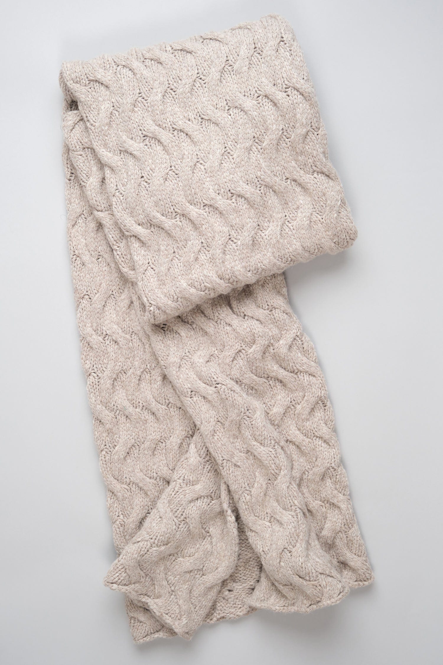Trenza Throw in Taupe