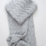 Sefte Home Throws Trenza Throw in Silver Silver / 50" X 70"