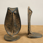 Tadahiro Baba Home Objects Owl Bookends Iron / 6.75" H