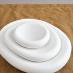 Tina Frey Designs Large Amoeba Bowl in white