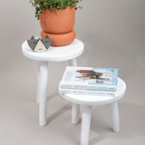 Tina Frey Designs Home Objects Occasional Side Table in White White