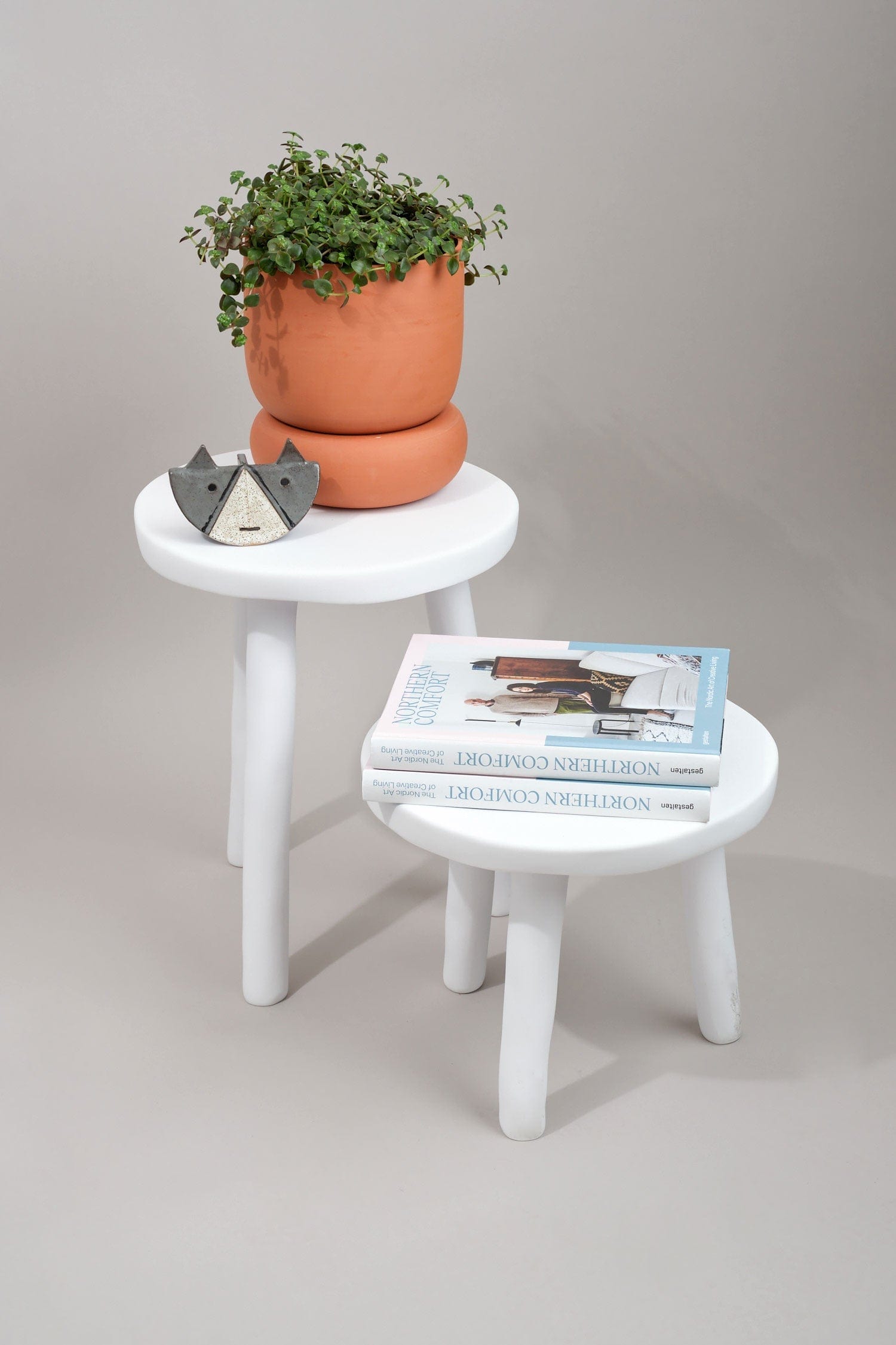 Tina Frey Designs Home Objects Occasional Side Table in White White