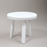 Tina Frey Designs Home Furniture Milking Stool in White White / 15" D X 12.5" H