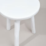 Side table in white