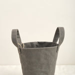 Uashmama Home Bath Organization XSmall Paniere Dark Grey / 4.5" D X 7" H