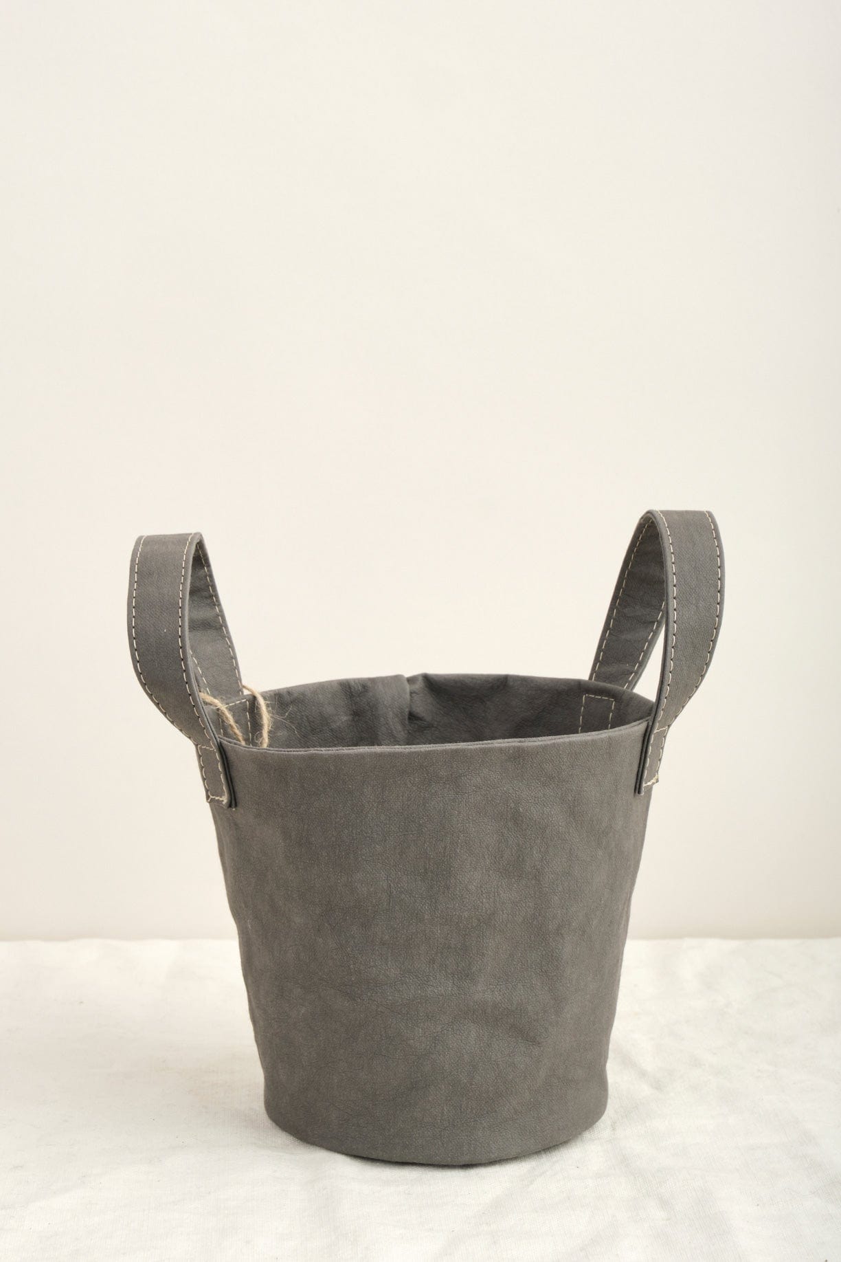 Uashmama Home Bath Organization XSmall Paniere Dark Grey / 4.5" D X 7" H