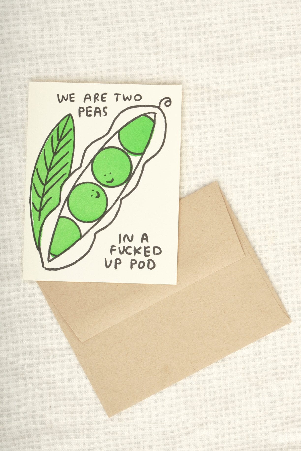 People Ive Loved Craft Stationery Two Peas Card