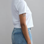 Side of Babe Tee in White