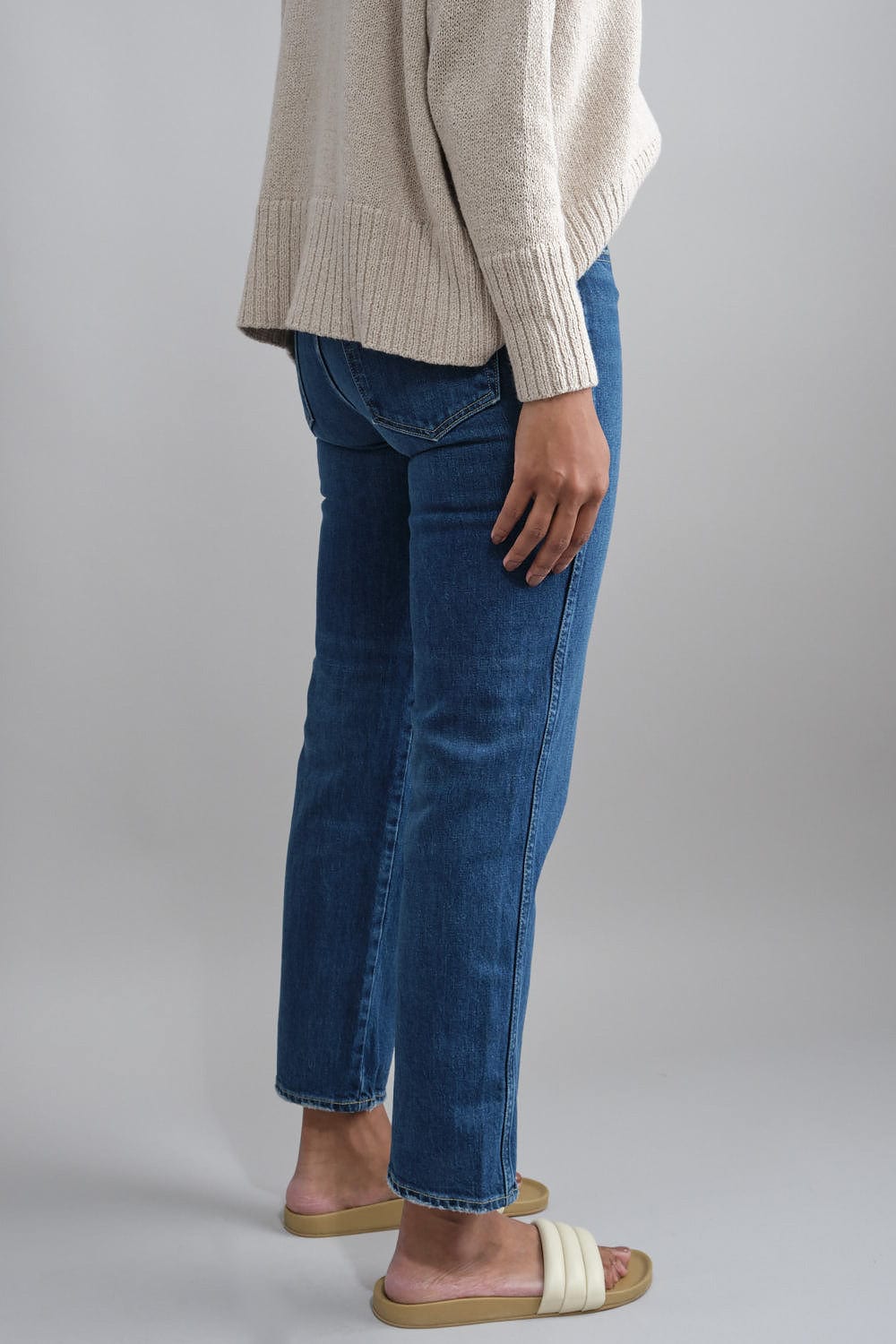 Amo Denim Apparel Womens Denim Chloe Crop Pant in Affection