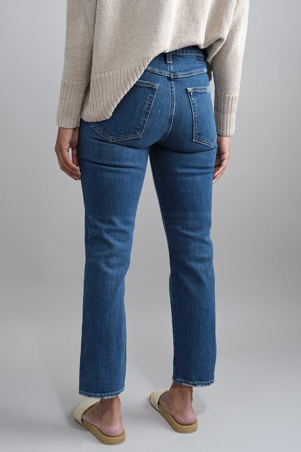 Amo Denim Apparel Womens Denim Chloe Crop Pant in Affection