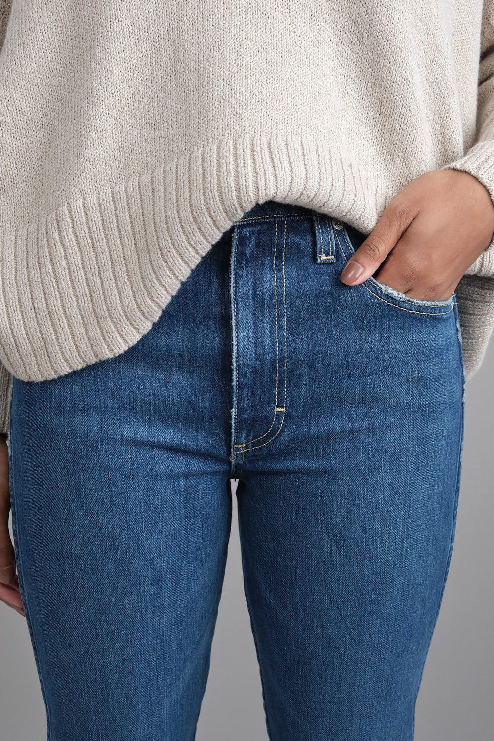 Amo Denim Apparel Womens Denim Chloe Crop Pant in Affection