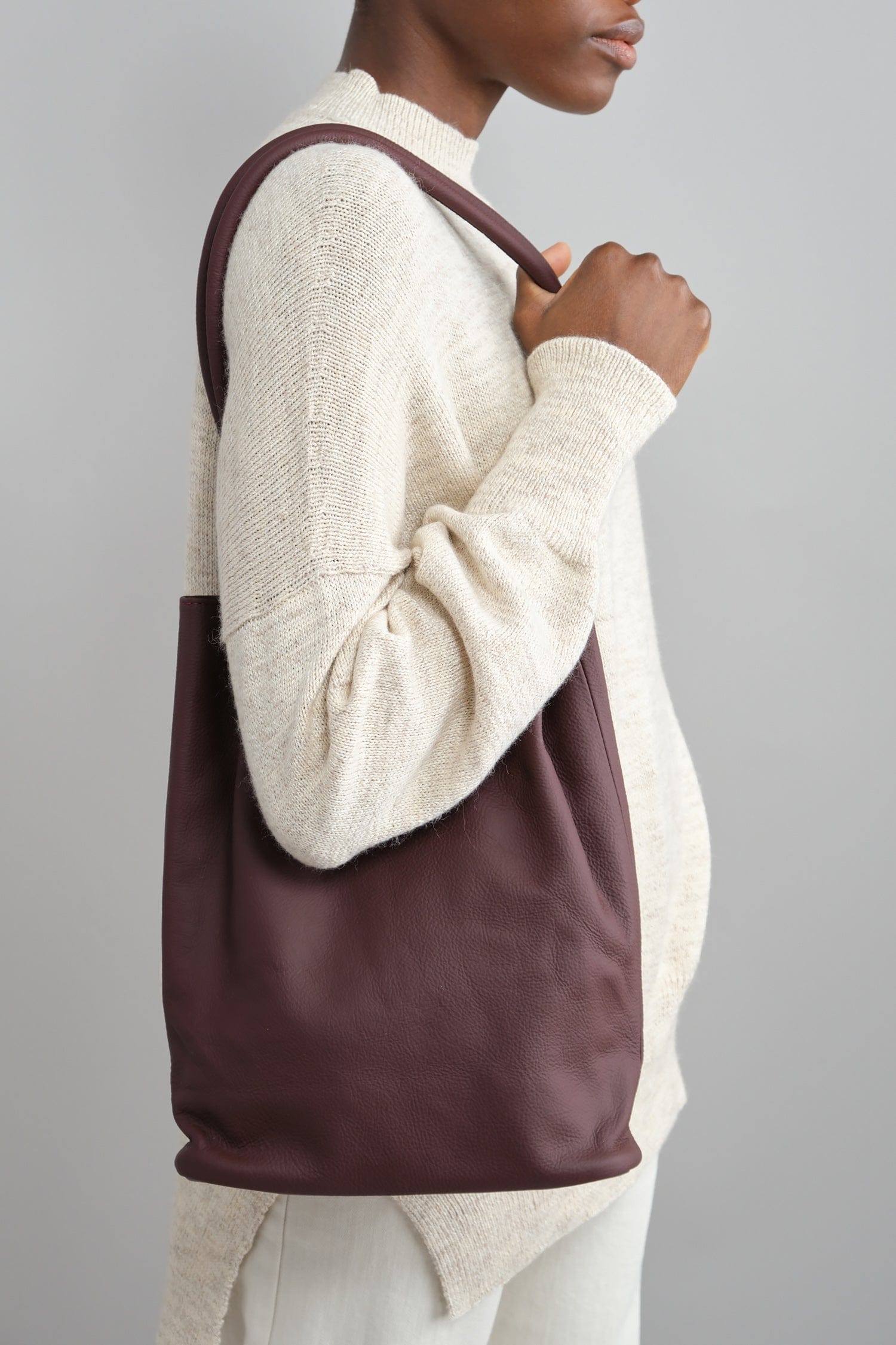 Frances Shoulder Bag on shoulder